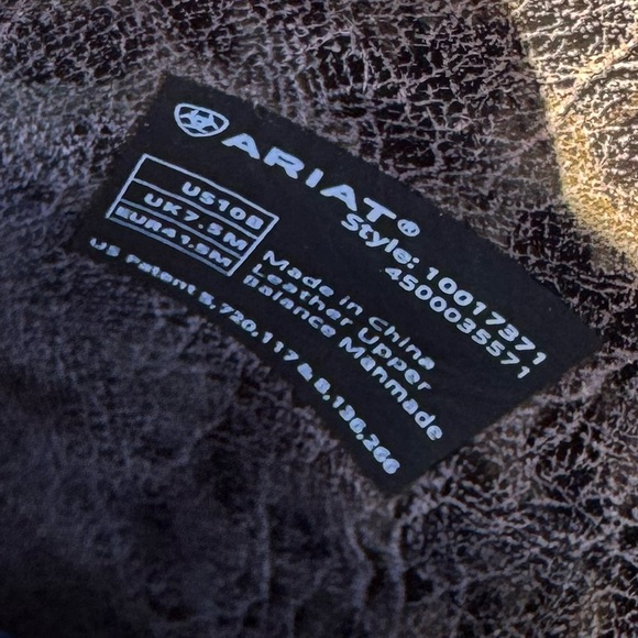 Ariat Tan Leather Heeled Boots - Picture 8 of 8